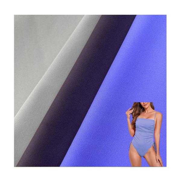 High Elasticity 81% Nylon 19% Spandex Lycra Fabric for UV Resistant Swimwear