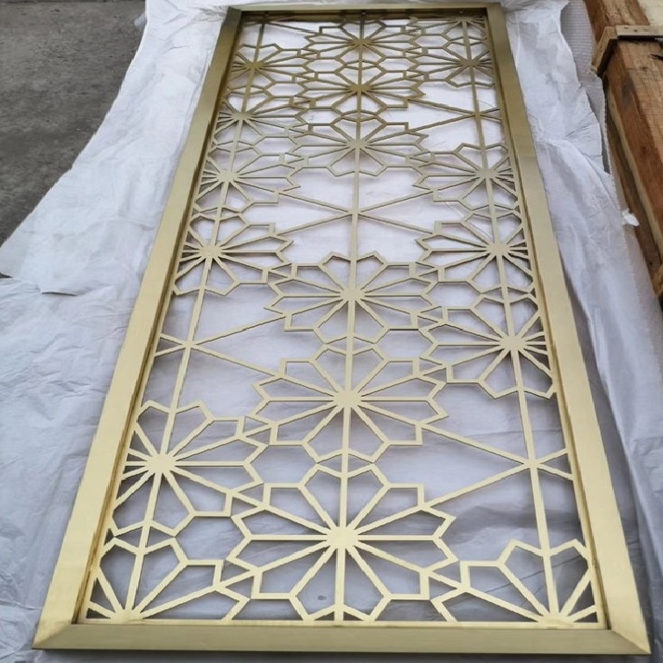 Hall Backdrop Decor Metal Garden Screen Art Metal Room Divider