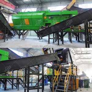 100T/D 200T/D 400T/D Sorting Robotic Arm Garbage Sorting Machine