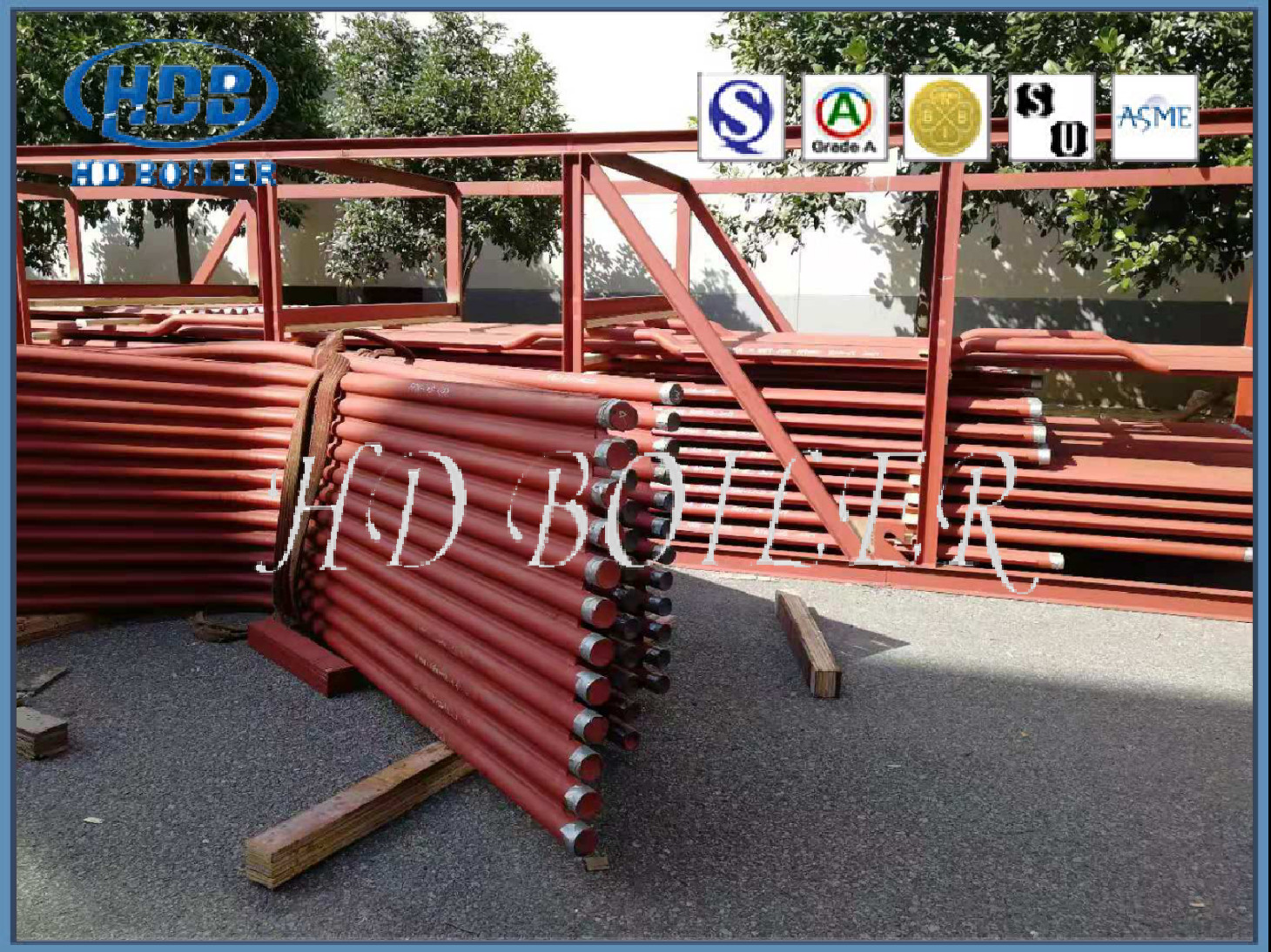 ASME SA210C EN3834 Boiler Membrane Wall Alloy Steel Fireproof