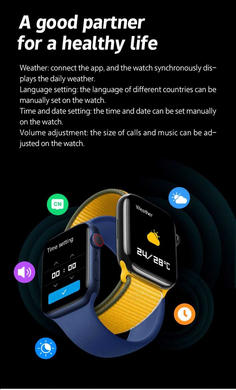 HW22 max Men Smart Wristband Watch For Android Phone 16M