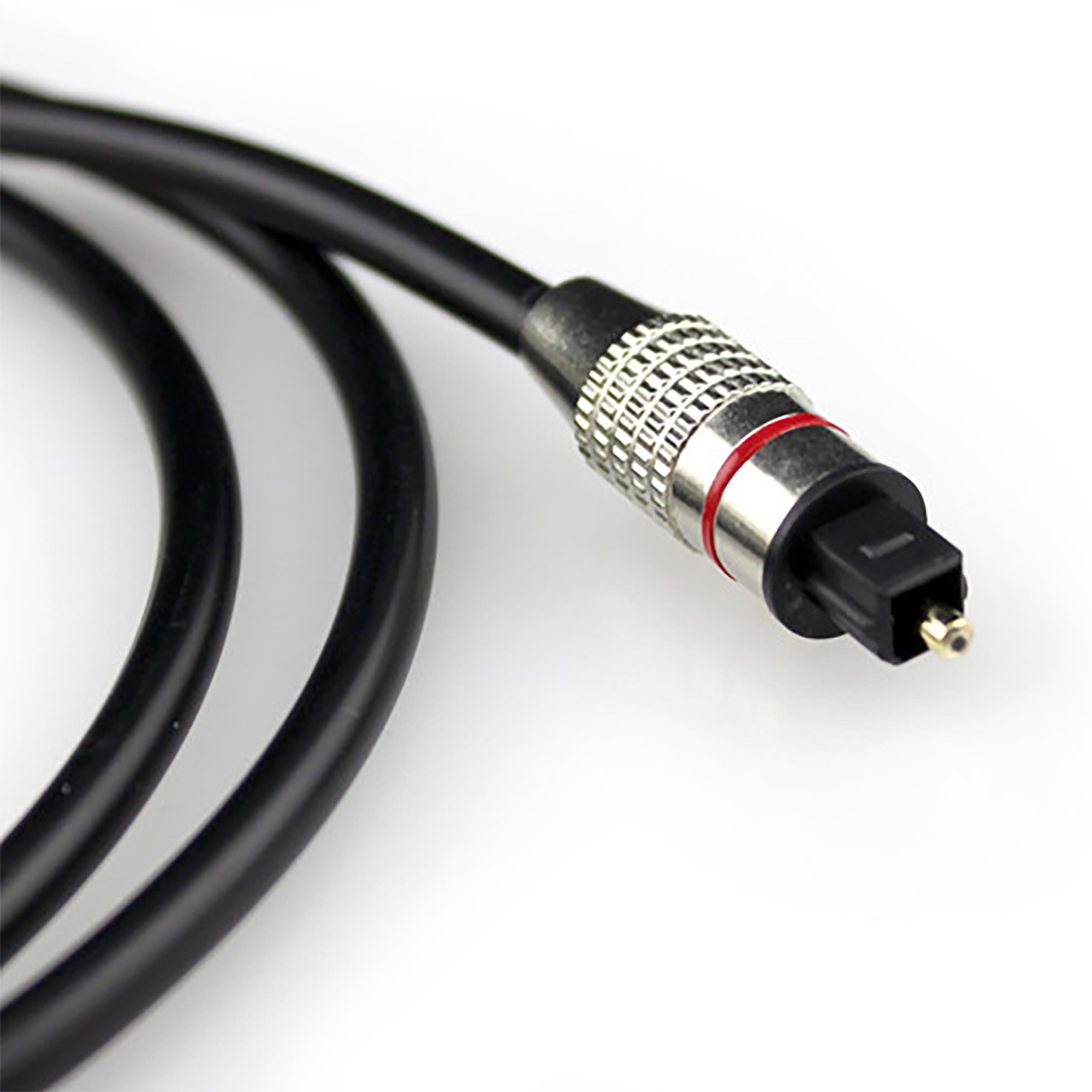 TOSLINK Digital Optical Audio Cable Plated Metal Shell Golden Connector For Home Theater CD player1M/2M/3M
