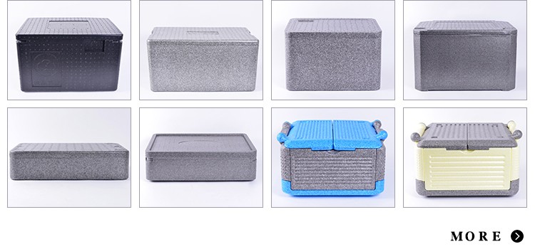 Large 39L Collapsible 40cm EPP Packaging Foam 1.1kg Cooler Insulation Box