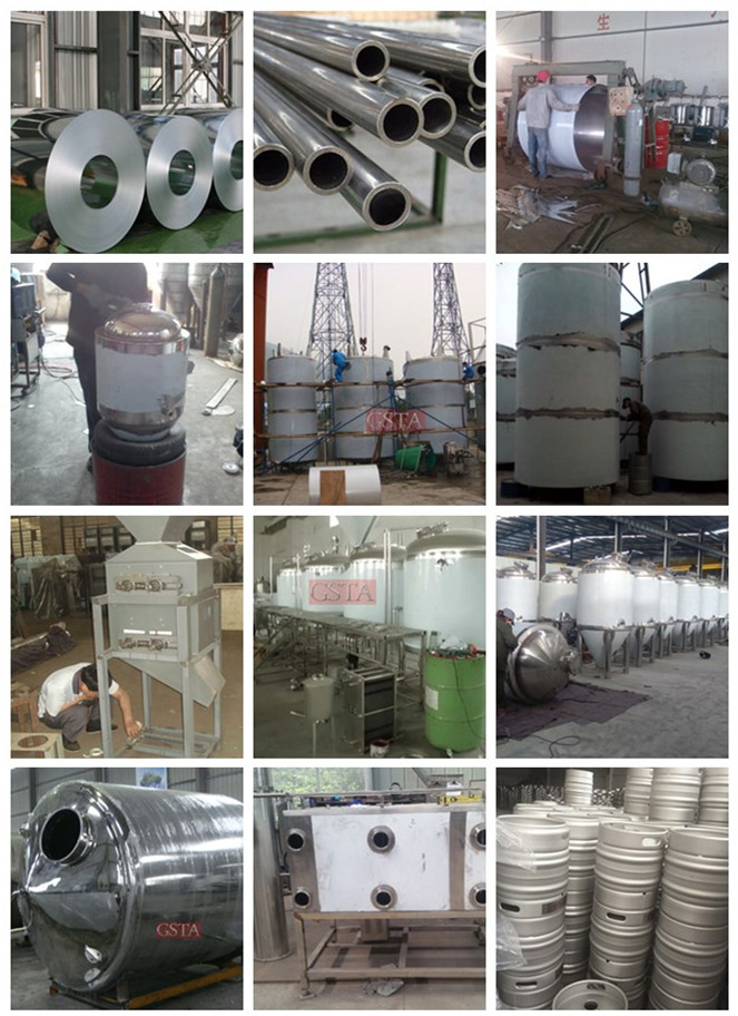 Alcohol Production With 100L Stainless Steel Ale Brewing Equipment