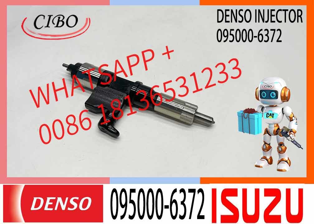 Fuel Injector 095000-6372 095000-6382 095000-6392 8-97609789-2 For ISUZU 4HK1