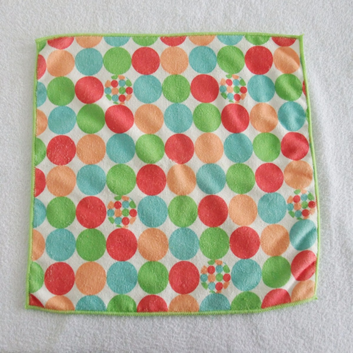 Dot printed towel
