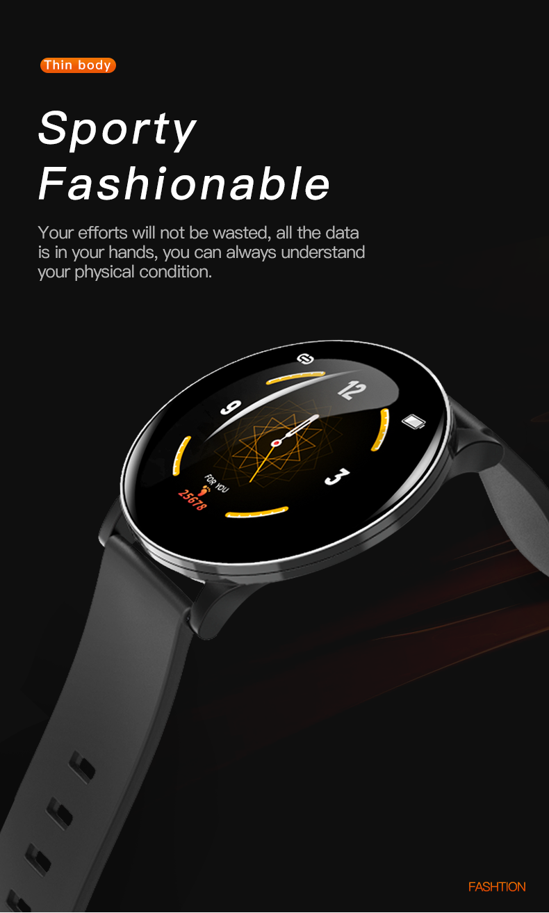 T500 W8 V8 Smart Watch Waterproof Health Exercise Bracelet Sleep Tracker chronograph