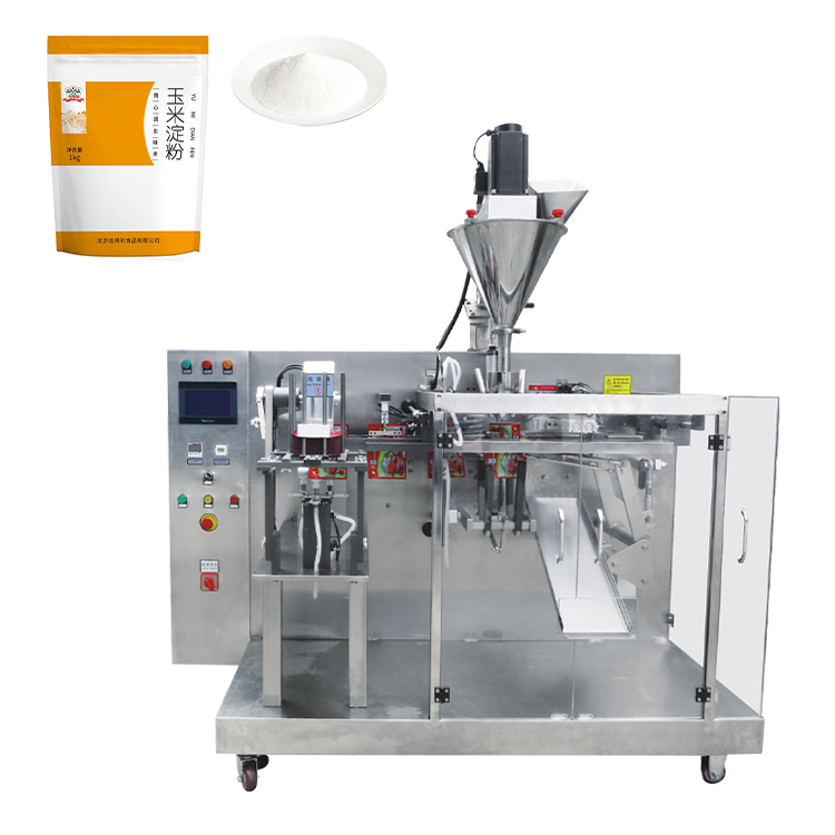 Powder Stand Up Premade Pouch Packaging Machine Doypack Zipper Rotary