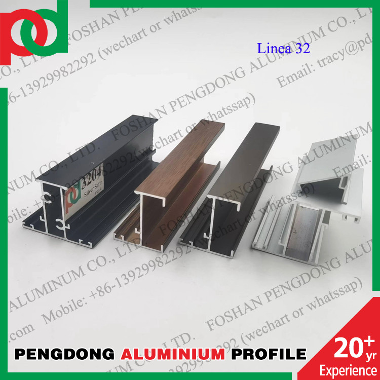 OEM Shape 6063 Aluminium Window Profiles Customized Length