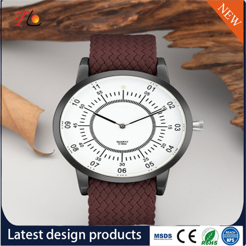 quartz Wrist Watch weave strap Watch delicate Fashion Watch AlloyCase custom LOGO Multicolor strap Monochrome