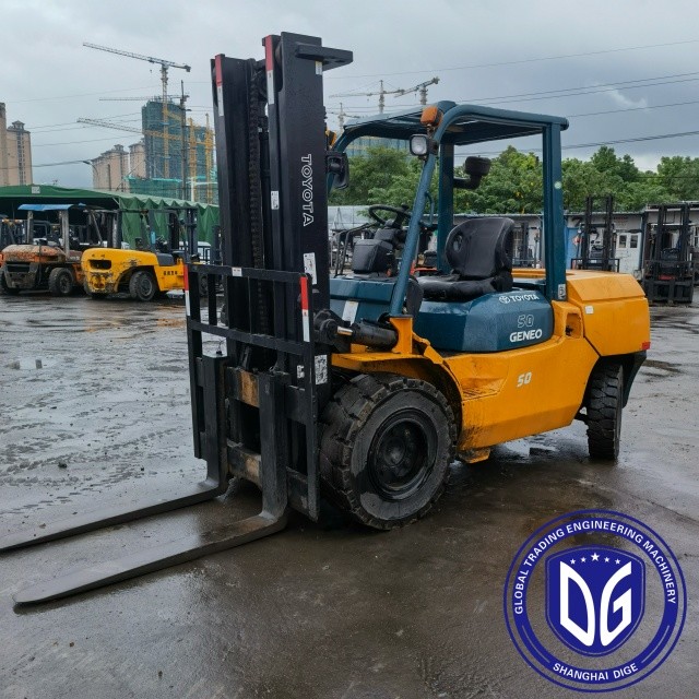 5t 7FDA50 Used Toyota Forklift Used Hydraulic Forklift