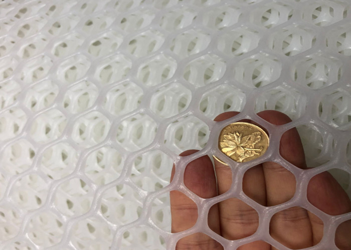 300g/M2 10mmx10mm White Plastic Mesh Netting Aquatic Breed Hexagonal