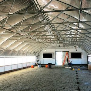 100% Shading System Automatic System Polycarbonate Single Span Light Dep