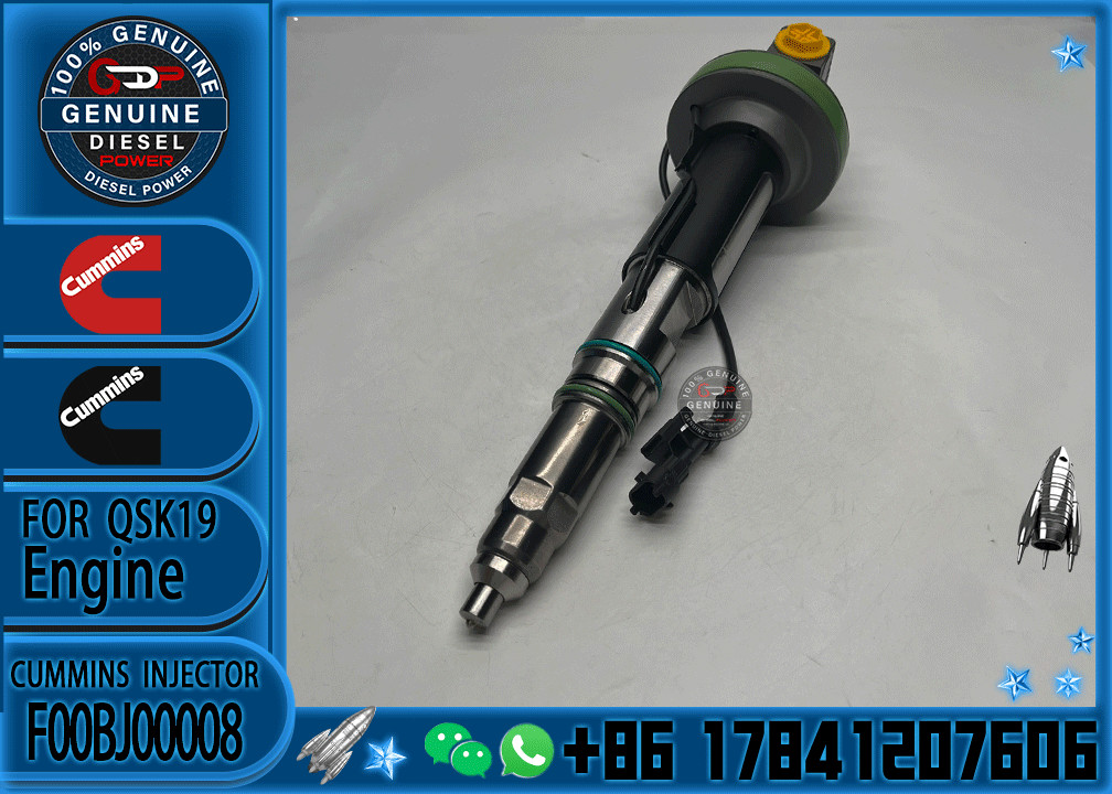 Fuel Injector 0986435615 0986435613 0986435902 F00BJ00008 F00BJ00009 For QSK19 QSK38 QSK50 QSK60 Engine
