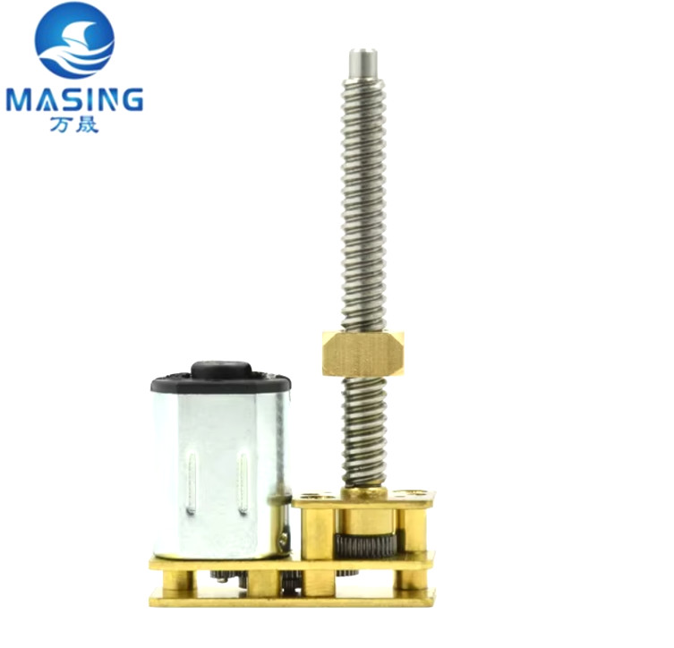 U Type 1224 N20 Gear Reduction Motor , Metal Gearbox Motor OEM ODM With Long Shaft M3 M4 Screw