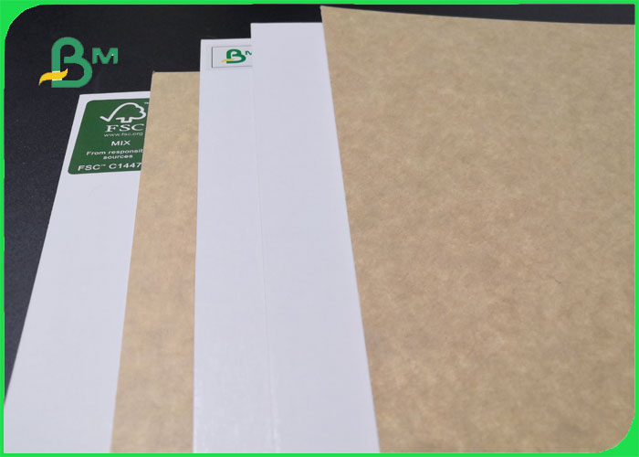 200g 250g CKB / White Coated Kraft Back Paper For French Fries Box Food Direct
