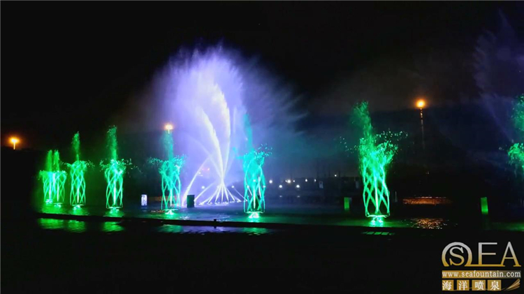 Customized Music Dancing Water Fountain High Spray 220V 380V