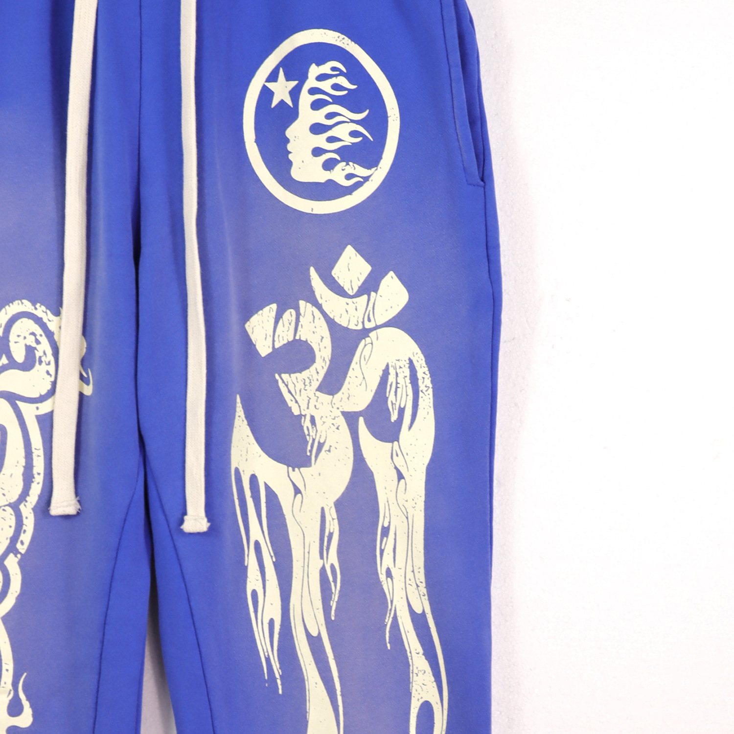 Custom Printing Tracksuit for Men 100% Cotton French Terry Hoodie and Flare Sweatpants Set