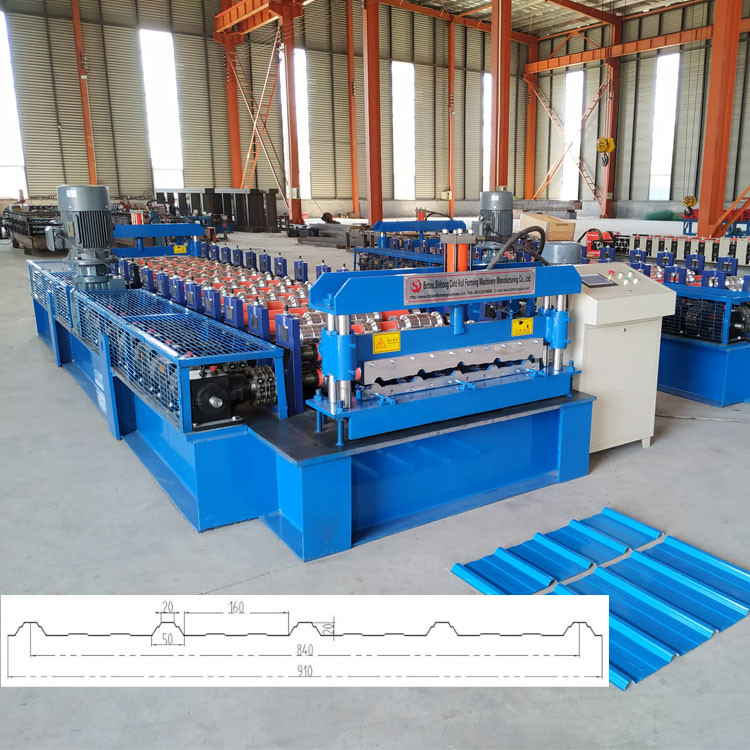 CE Standard Building Material Steel Sheet Coated Panel Roofing Sheet Metal Roll Forming Machine