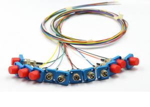  12F Single Mode Fiber Patch Cord 900UM Wave Length With FC Adapter Manufactures