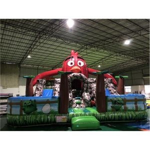 China factory Funny angry bird inflatable kids bounce house bouncer bouncy
