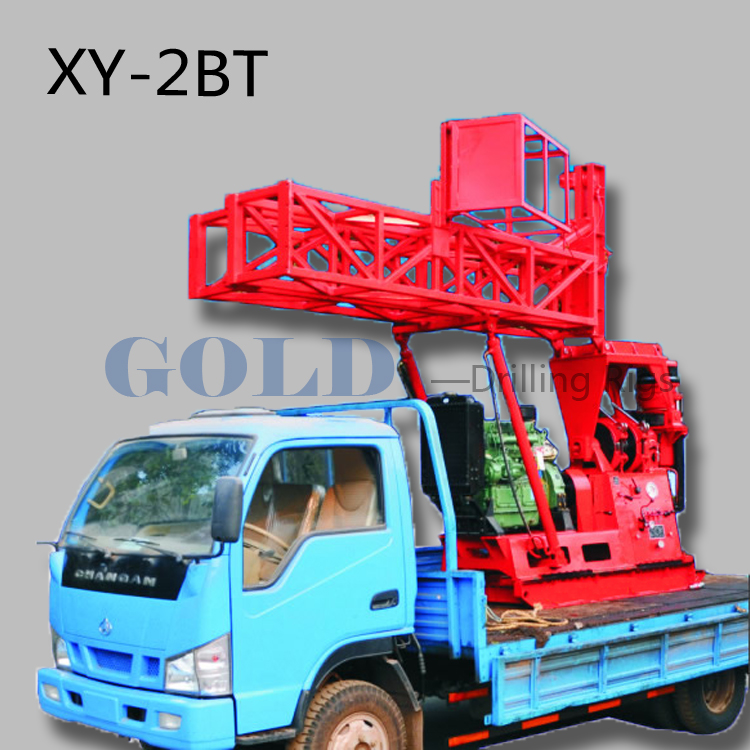 low investment high efficiency truck mounted drilling rig XY-2BT