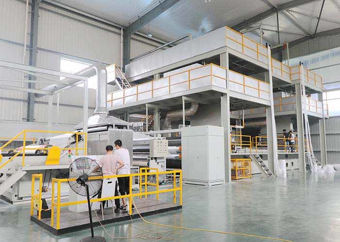 90gsm SSS PP Non Woven Fabric Production Line For Disposable Garments