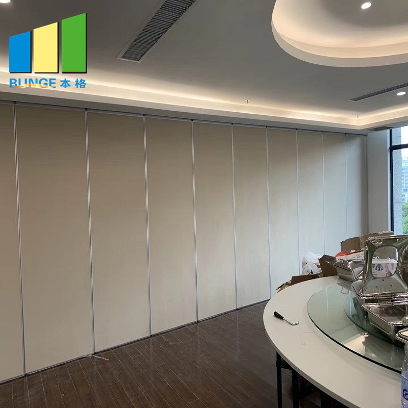 65mm Sliding Partition Walls Interior Divider Movable Room Partition For Restaurant