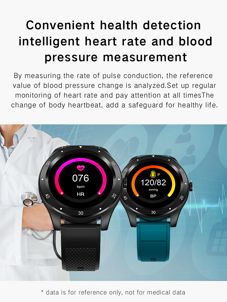 S6 Smartwatch Round ShapeIp68 Sports Watches Waterproof Blood Oxygen