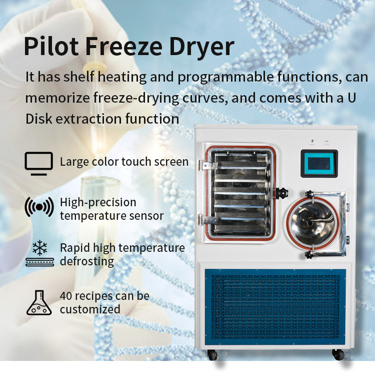Laboratory Automatic Freeze Dryer Lyophilizer Machine