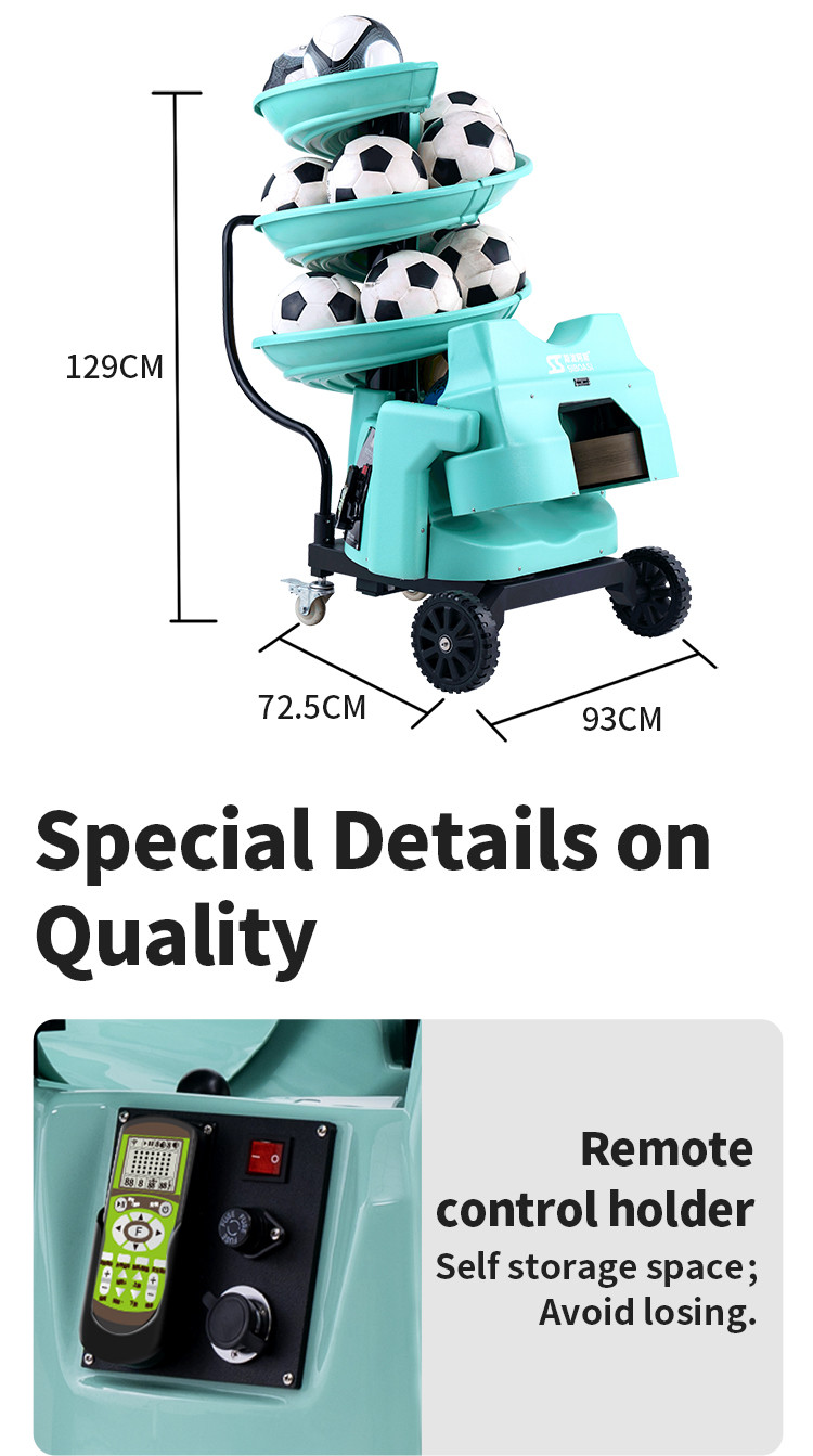 S6526U Automatic Football Throwing Machine Remote Control For Training