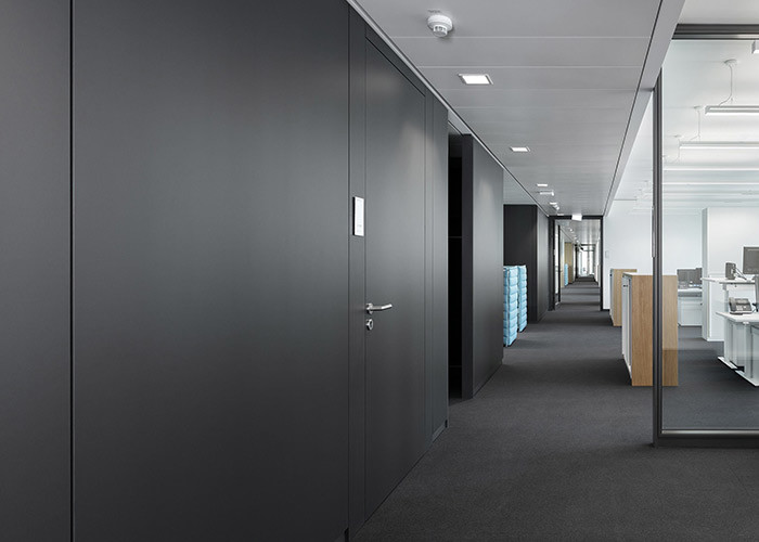Pre-fabricated Solid Partition Wall All Steel Fire Protection Indoor Colorful Wall Reduce 48db Soundproof Office Wall
