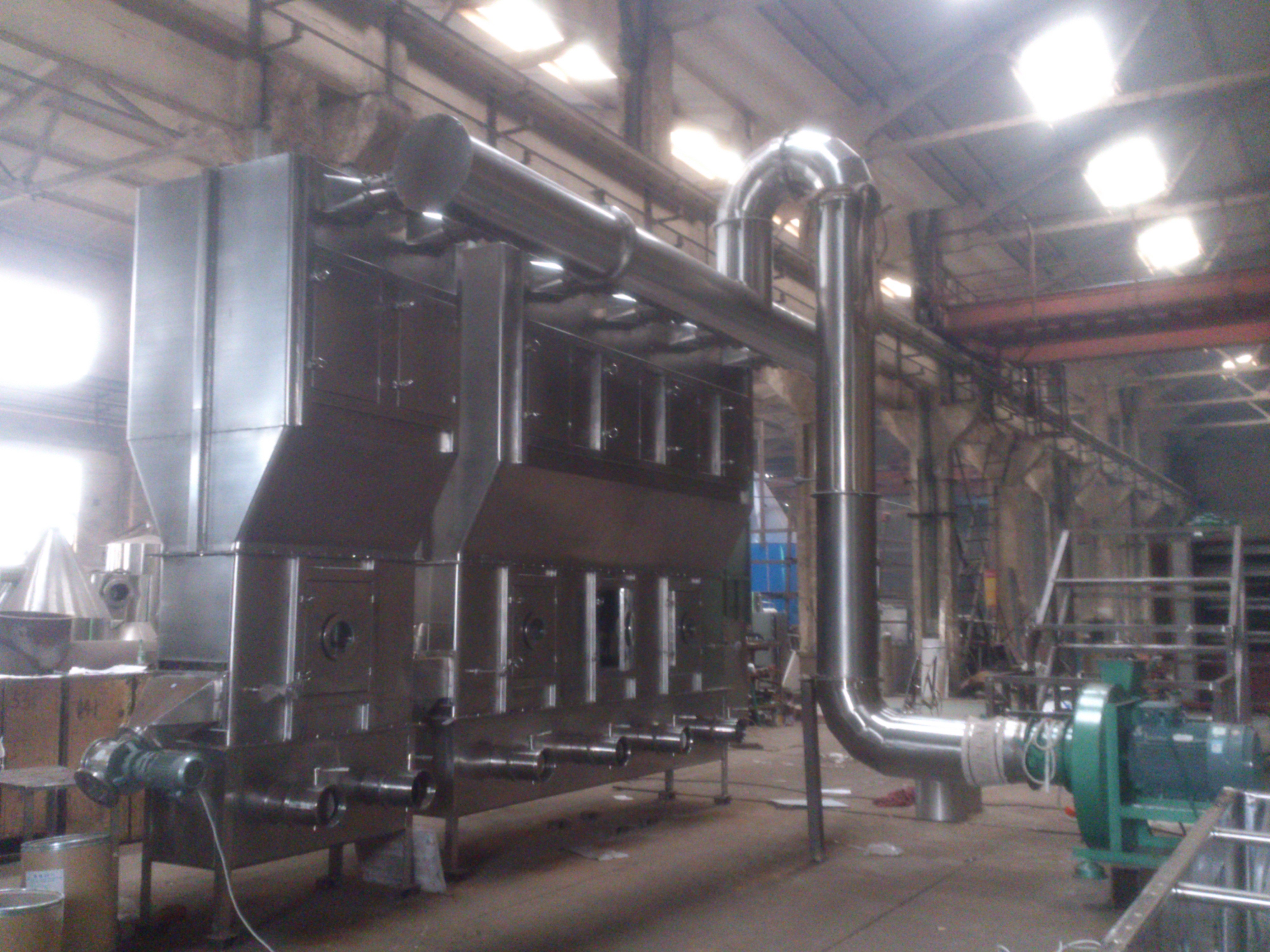Sealed Circulation Fluid Bed Powder Granulator Machine For Foodstuff Industry