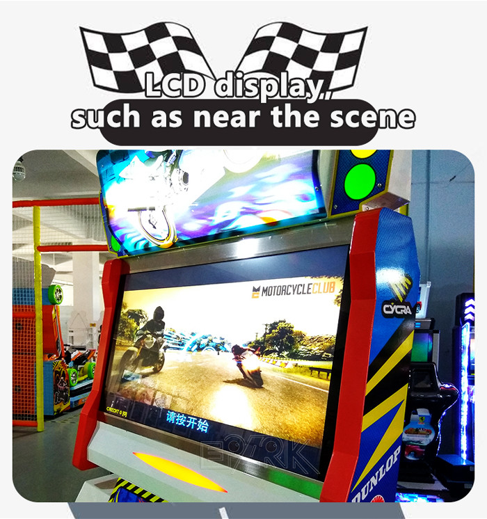 Adult Motorcycle Simulator Racing Car Arcade Machine for Amusement Park