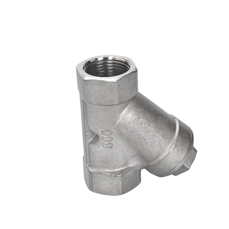 Stainless Steel Female Thread Y Strainer Used on Water Pipe Pn16