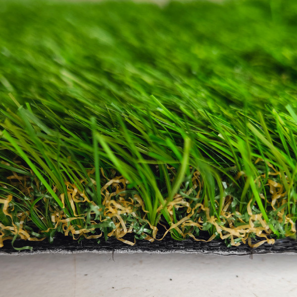 High Density Eco Friendly Non Infill Artificial Grass 40mm With High Dtex Curved Grass Used For Sports Venues