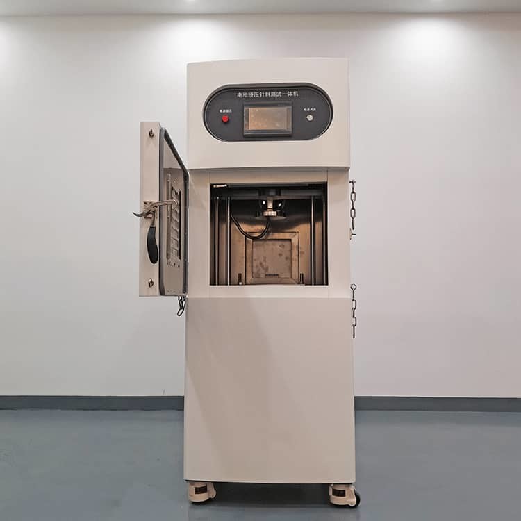 Lithium Battery Extrusion Needle Punch All In One Machine 20kN Adjustable