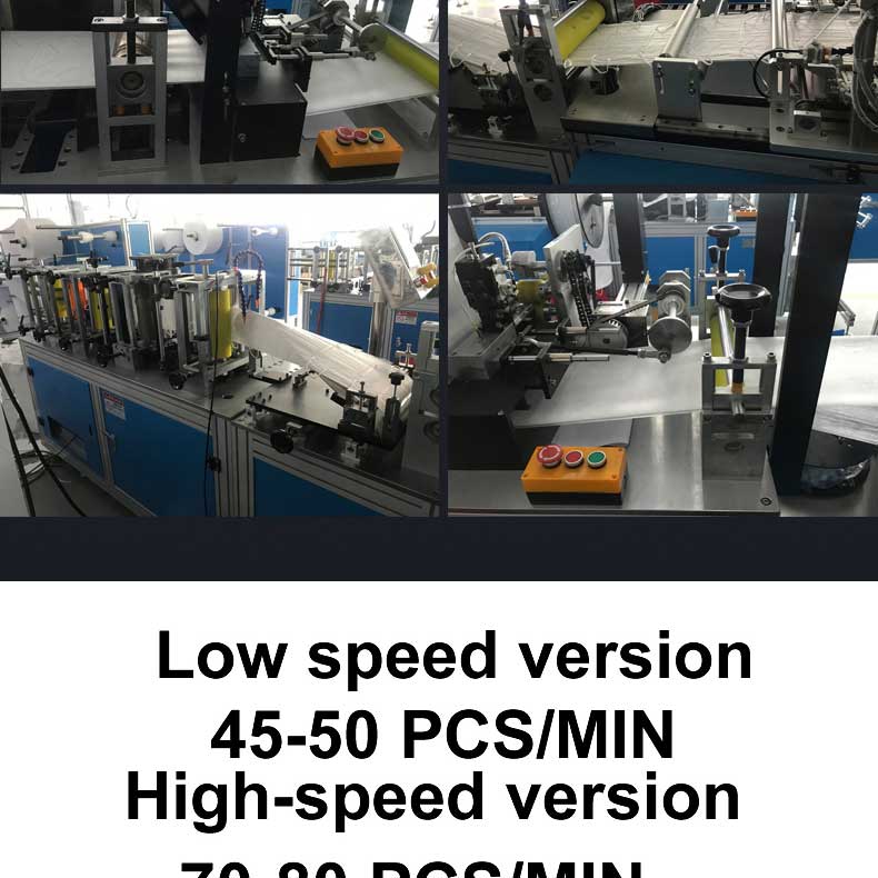 Global Warranty 100-120pcs/min semi automatic n95 mask making machine N95 face mask machine