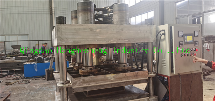 CE ISO Certified 200t Rubber Tile Making Machine For Brick Vulcanizing