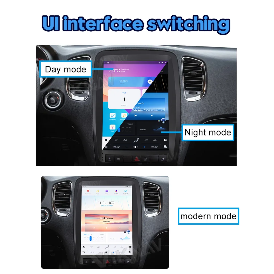 Touch Screen Car Radio For Dodge Durango 2011-2013 Android Auto Carplay GPS Navigation Multimedia Stereo Player