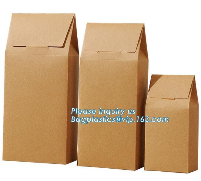 Customized Red Printed Kraft Paper Shopping Bag with Ribbon Handles and Bowknot,Kraft Paper Shopping Bag with Kinds off