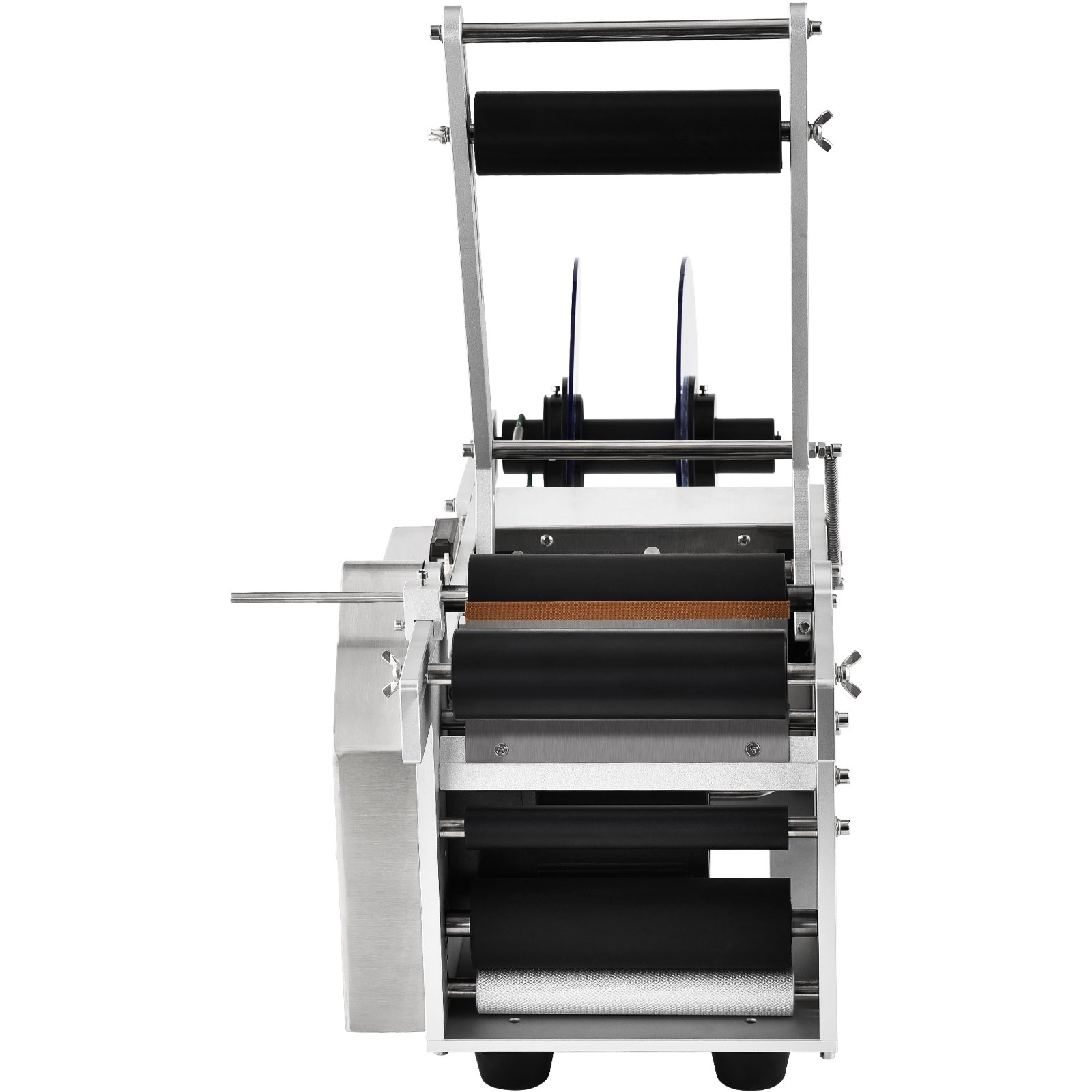 YM120 Manual Flat Labeling Machine For Cardboard Boxes / Square Bottles / Tin Cans