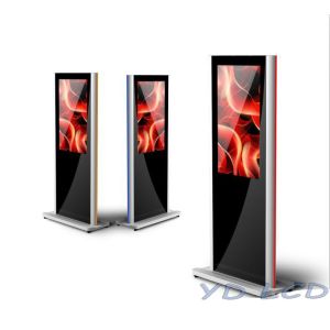  Floor Standing Digital Ad Screens With HD Panel Manufactures