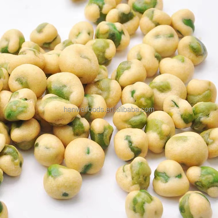 Wholesale Price OEM Snacks Salty Green Pea for Bar Wedding Delicious Coated Green Peas