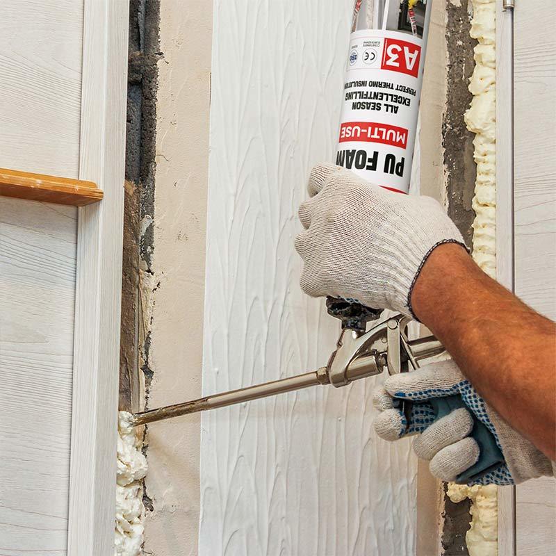 Waterproof Multi Purpose PU Foam Lightweight Sound Insulation Spray Foam