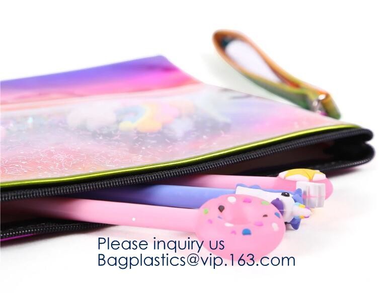 EVA High Quality Holographic neon New Design Custom PVC Jelly Bag Cosmetic Custom Make up Bag for Women BAGEASE PACKAGE