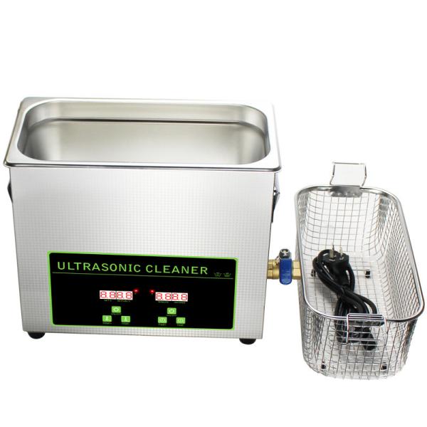 150W Benchtop Ultrasonic Dental Instrument Cleaner 6.5L Small Digital Ultrasonic