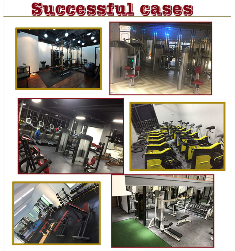 ISO Gray Color Mold Cushion Full Body Gym Equipment
