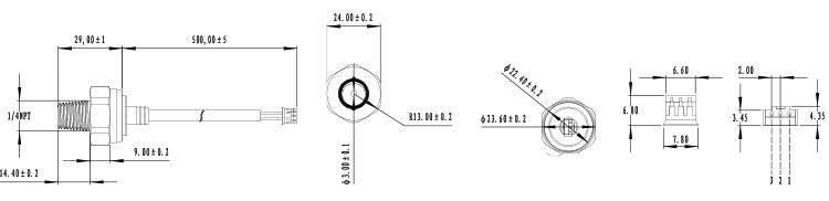 OEM ODM Steam Electronic Air Pressure Sensor 10 Bar 20 Bar