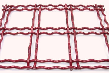 Double wire crimped vibrating screen mesh has better strength than single wire.